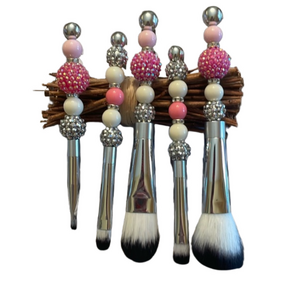 Handmade Beaded Soft Make up Brushes
